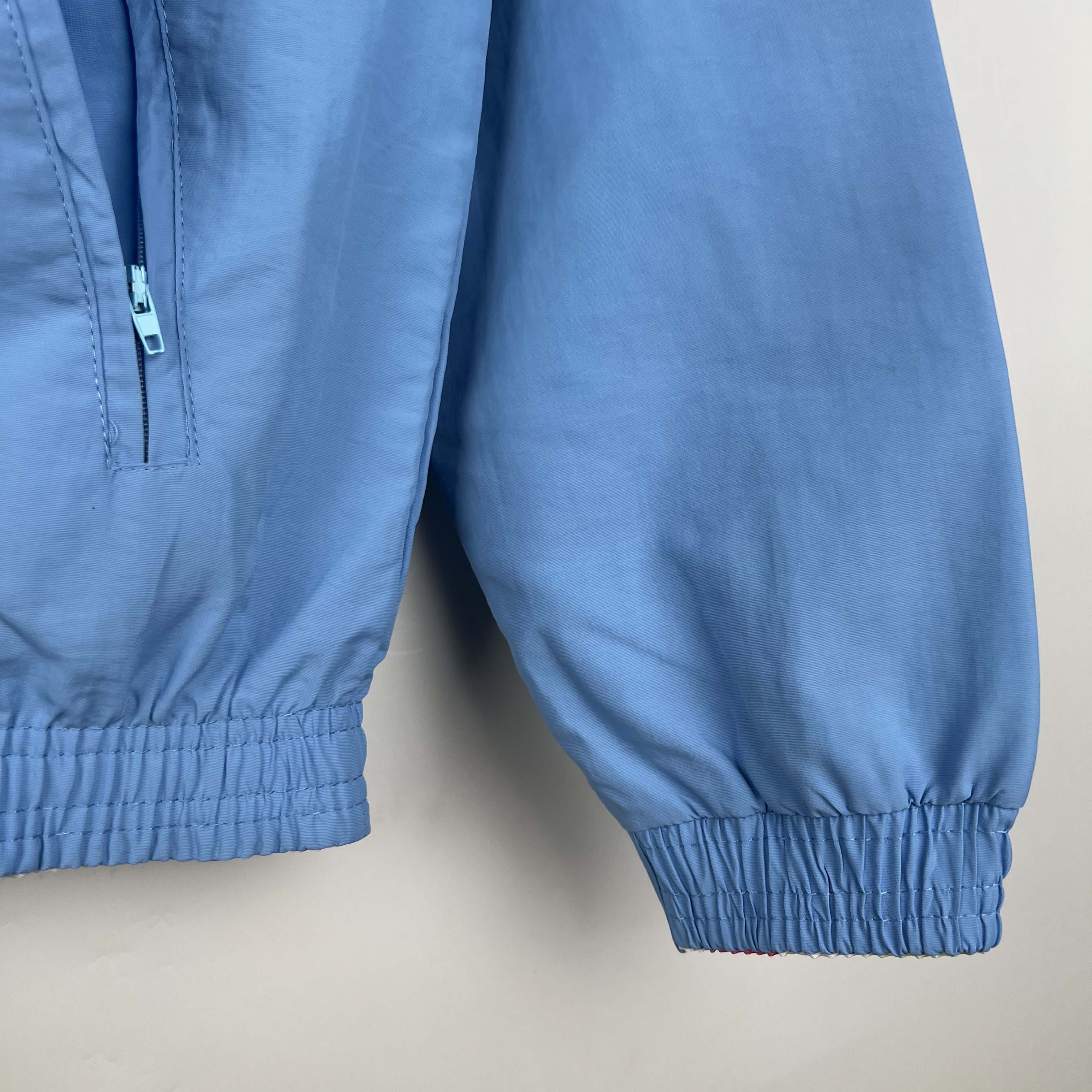 2023/2024 Manchester City Reversible Windbreaker Blue Soccer Jersey 1:1 Thai Quality:football jersey mysite: unitedjerseyfootball 邓江浪:football