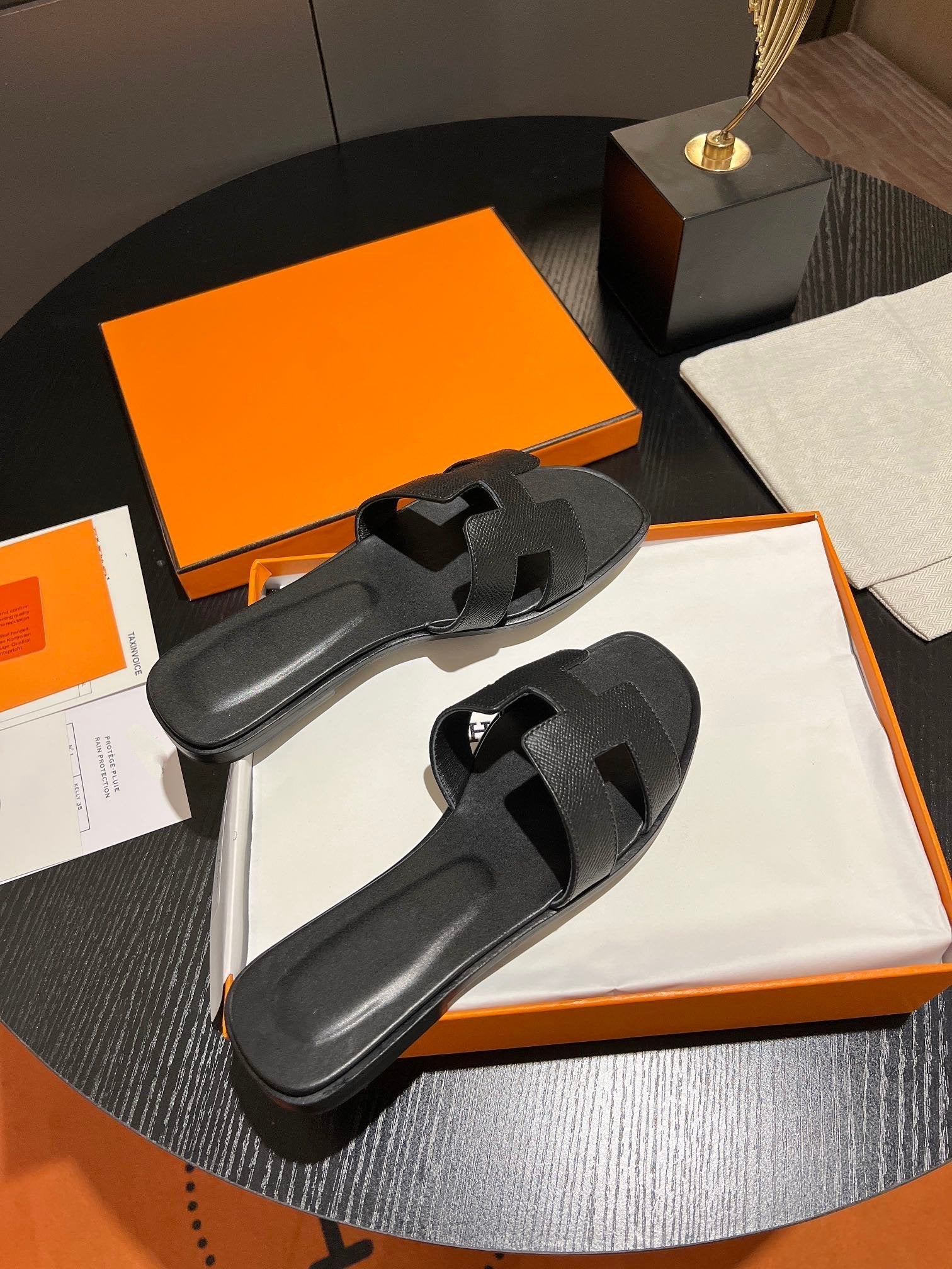 0RAN SANDAL Leather Black、mysite、Cacoeks