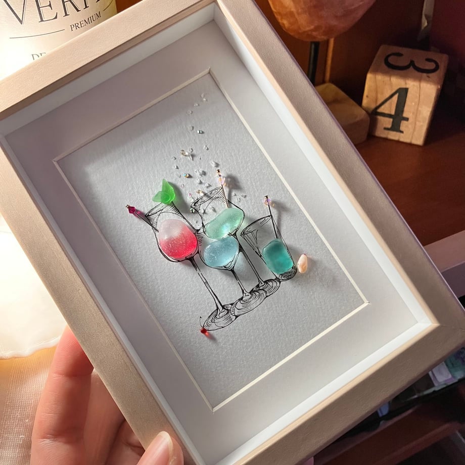 Cocktails of the Sea Glass Art