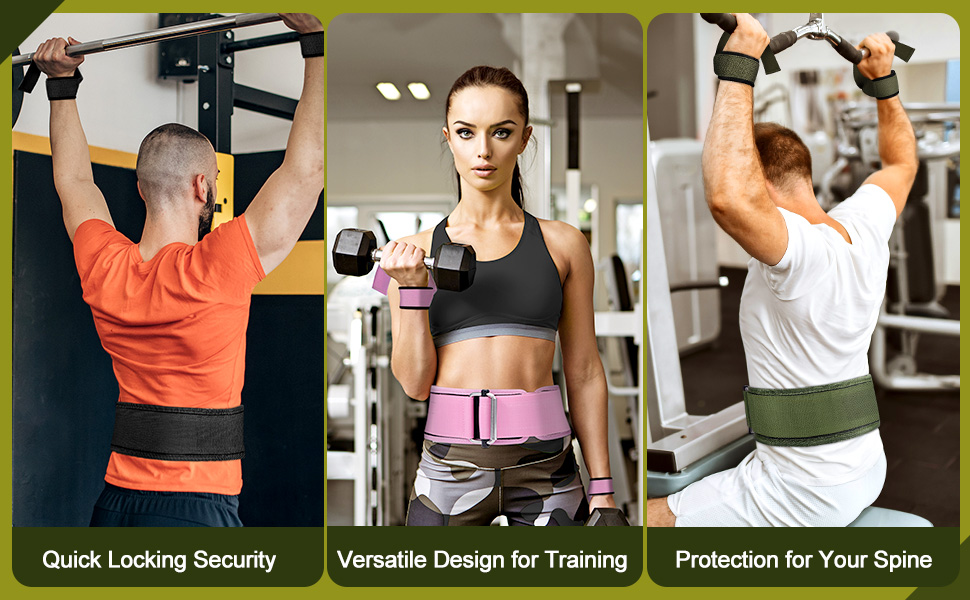 Turakun Weight Lifting Belt and Lifting Straps