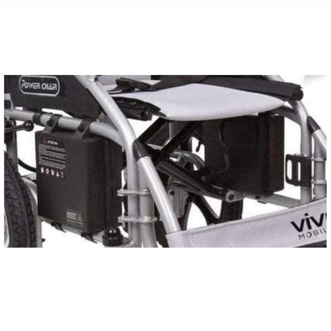 Vive Health Compact Power Wheelchair Powerful Motor with Long Battery Life