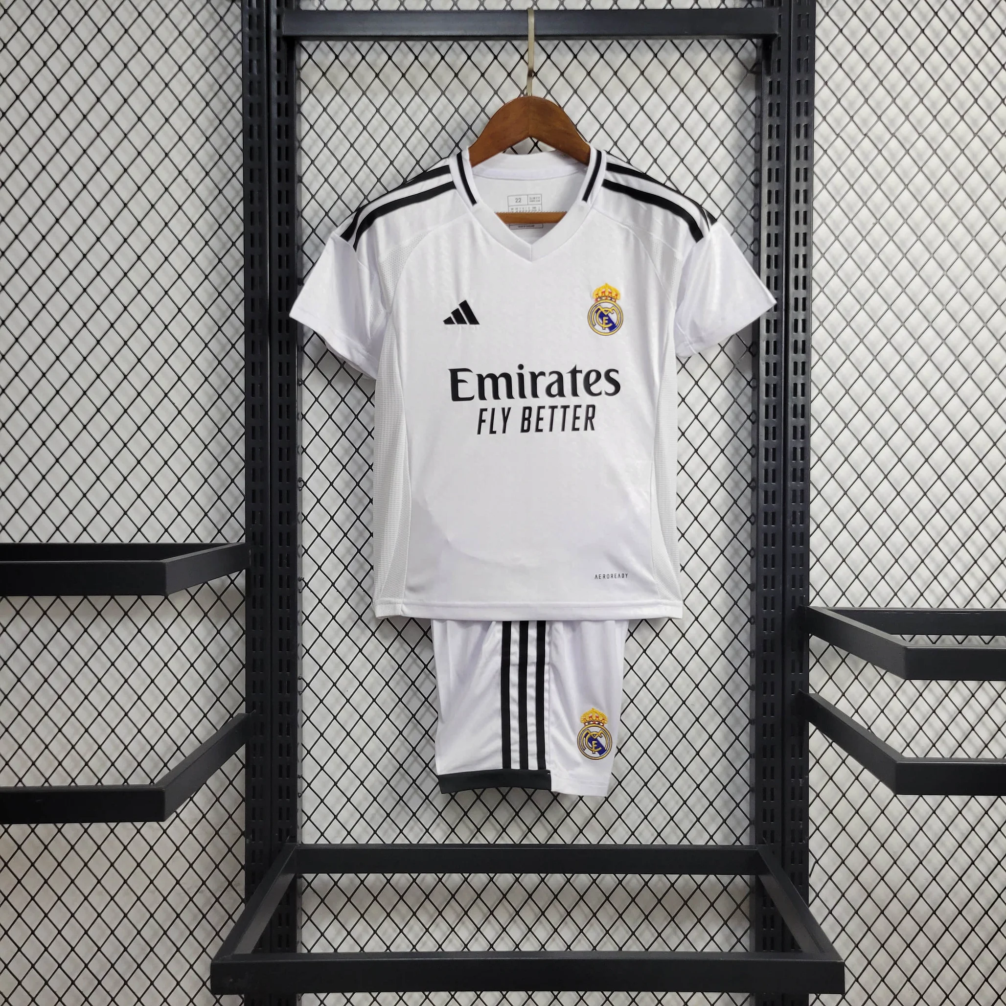 2024/2025 Real Madrid Home Football Shirt 1:1 Thai Quality Kids Size:football jersey mysite: unitedjerseyfootball 邓江浪:football