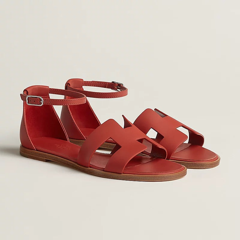 SANTORINI SANDAL SCARLET CALFSKIN、mysite、Cacoeks