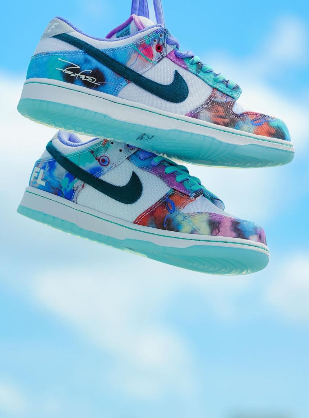 Nike SB Dunk Low Futura Laboratories Bleached Aqua、NIKE、Cacoeks