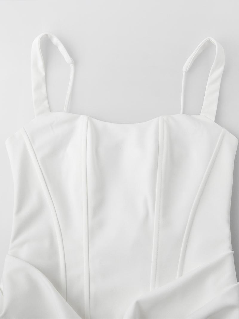 Sexy Bodycon Ruched Drawstring Mini Corset Dress for Women, Night Out Club Wear Party Dress