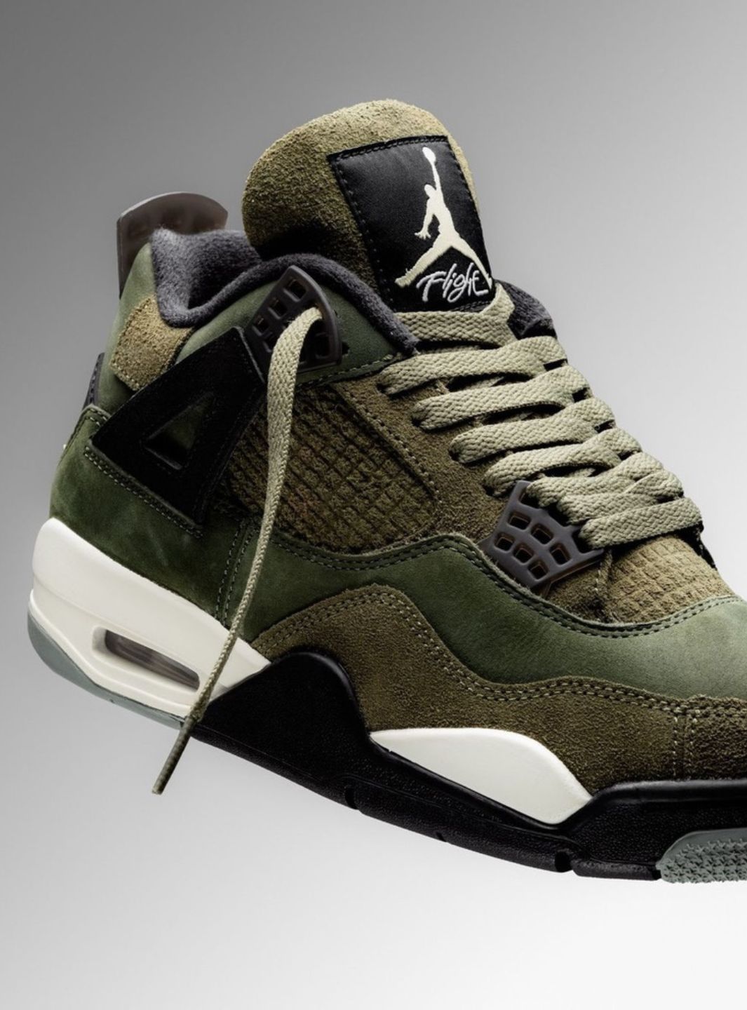 Air Jordan 4 Retro SE Craft Medium Olive、JORDAN、Cacoeks
