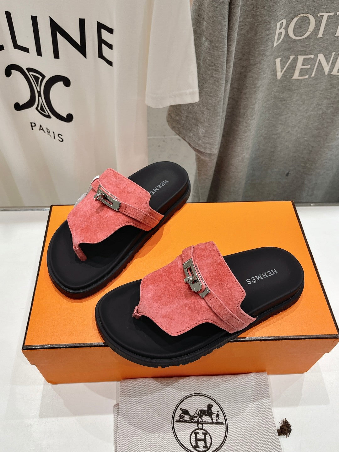 EMPIRE SANDAL BLACK MIX PINK SUEDE、mysite、Cacoeks