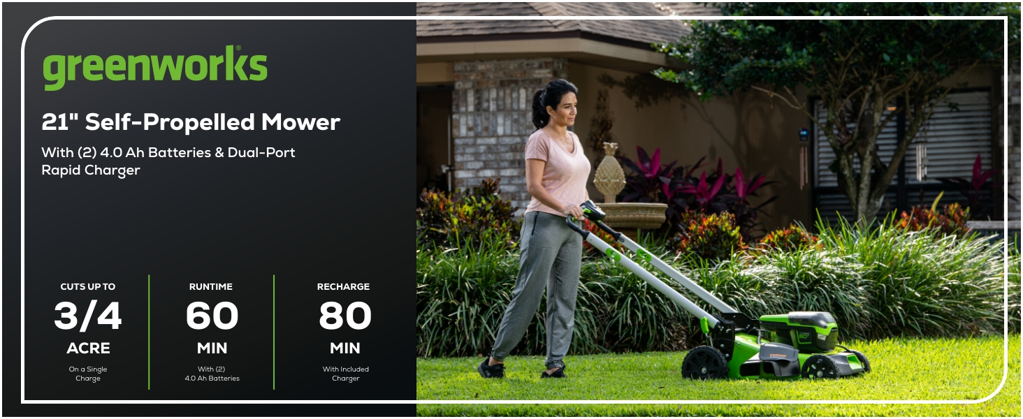 21“ SELF-PROPELLED MOWER