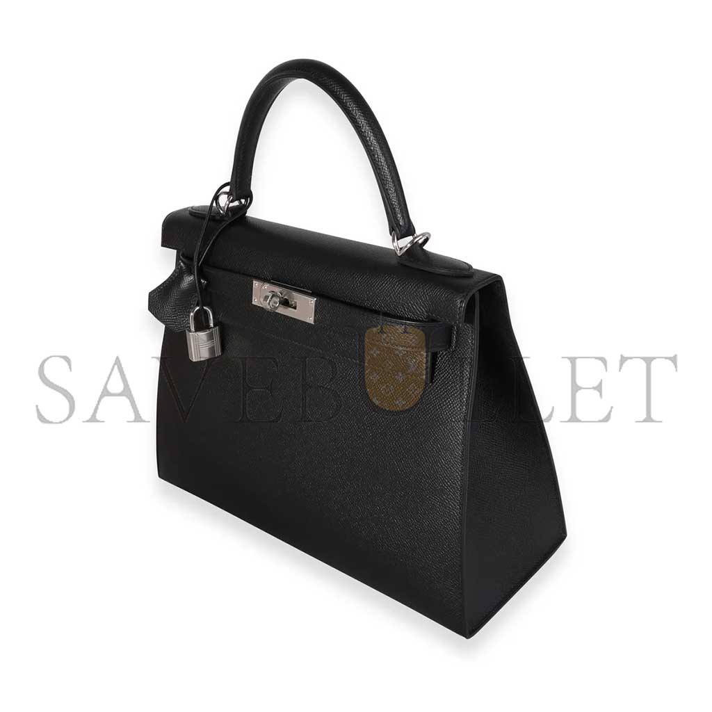 HERM�S BLACK EPSOM SELLIER KELLY 28 (28*22*10cm) 