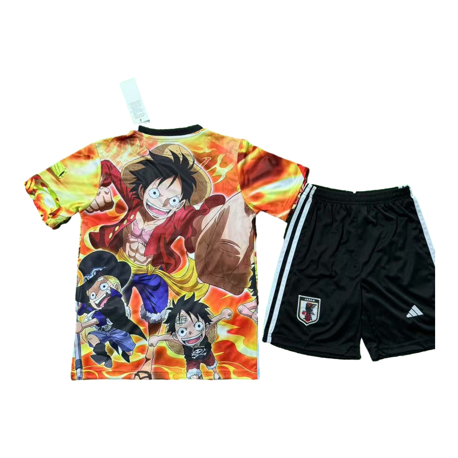 UltraTrikot-Japan 25-26 Luffy & Ace & Sabo's Fiery Triple-Attack Special Kids Kit