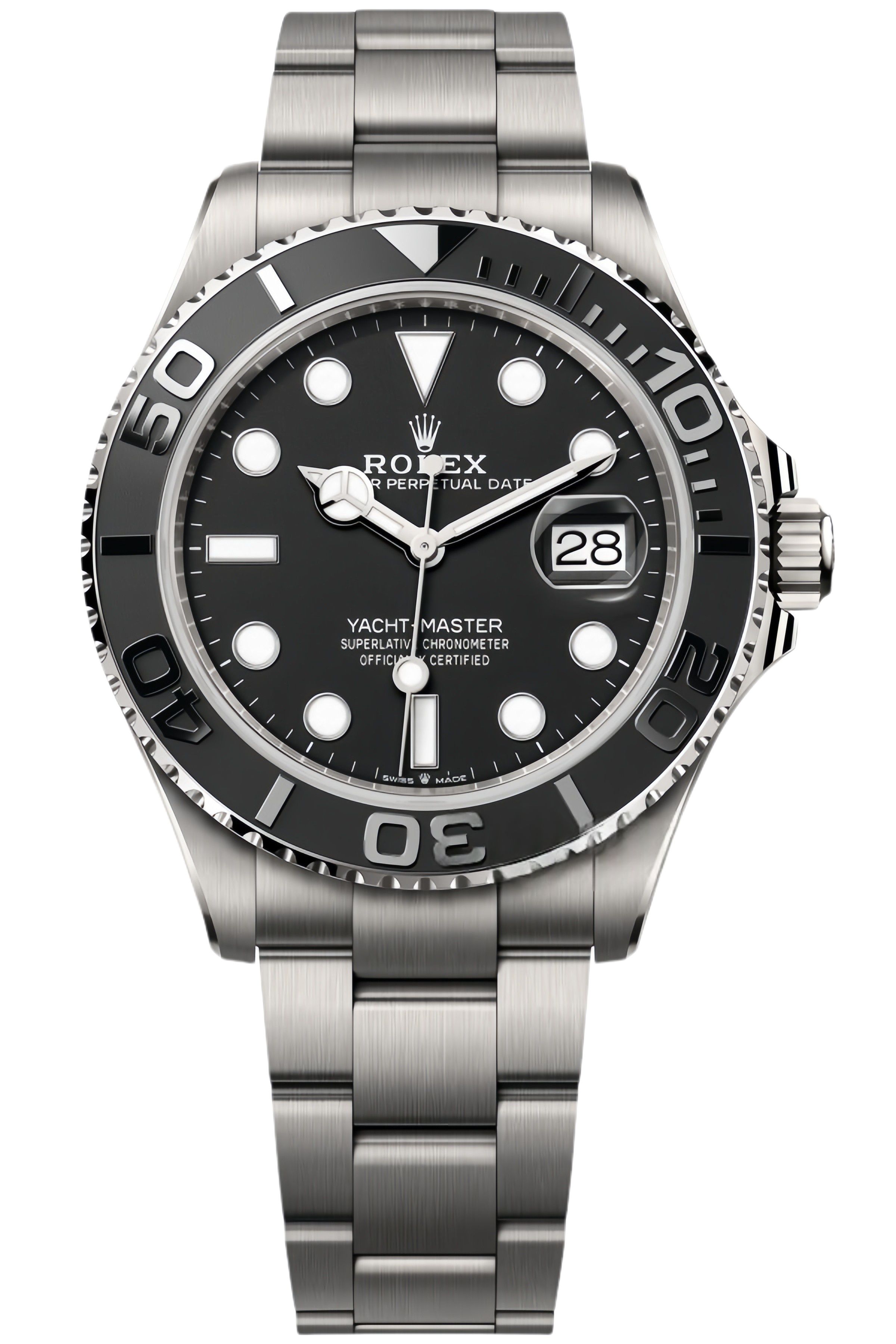 Rolex Yacht-Master 42 Two-Tone Blue Red Bezel Super Clone Swiss Replica Watch Ref M226627-0001