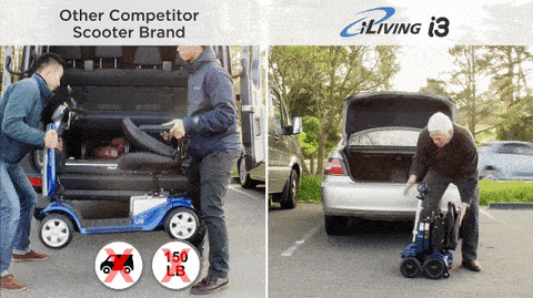 I Living I3 Fold and Unfold Mobility Scooters
