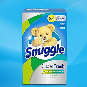 snuggle dryer sheet