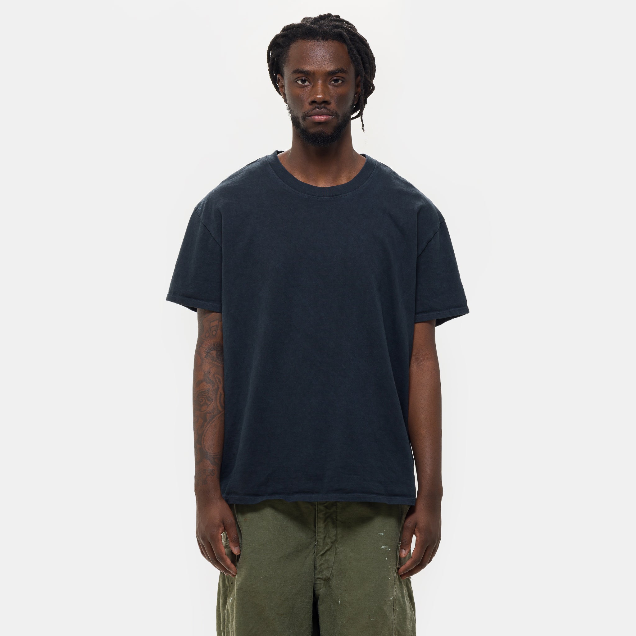 Oversized T-Shirt in Faded Black