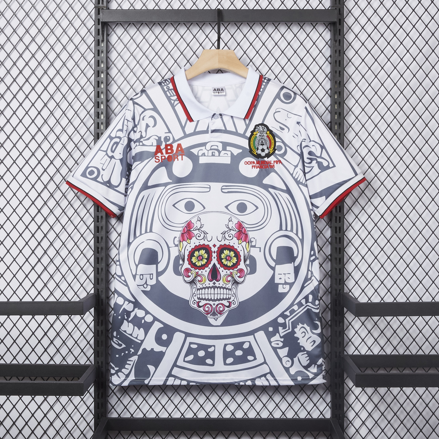 foot-Retro Mexico 1998 Away Grey Special Edition Jersey