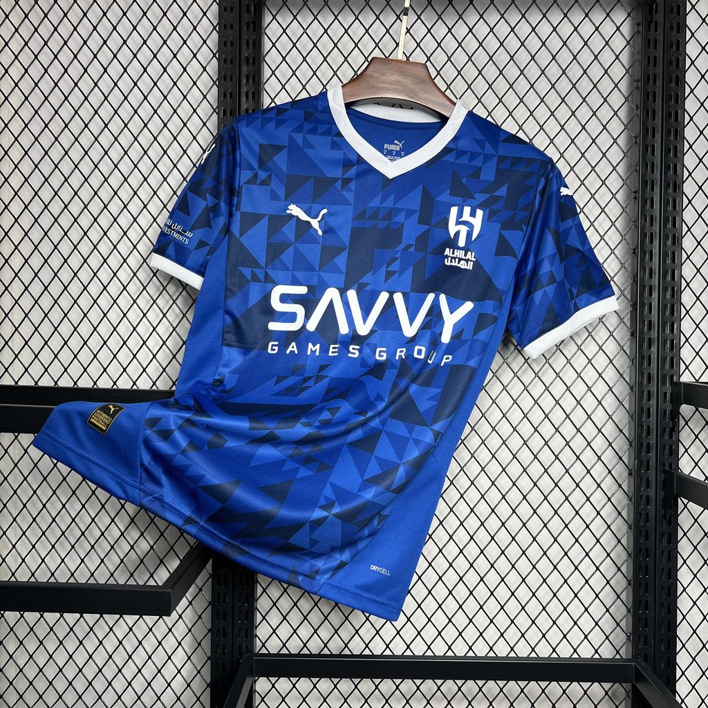 ManixJersey.com | Al Hilal Riyadh Crescent 24-25 Home Jersey - Fans Version -Customize Name, Number and Patch | Worldwide Shipping