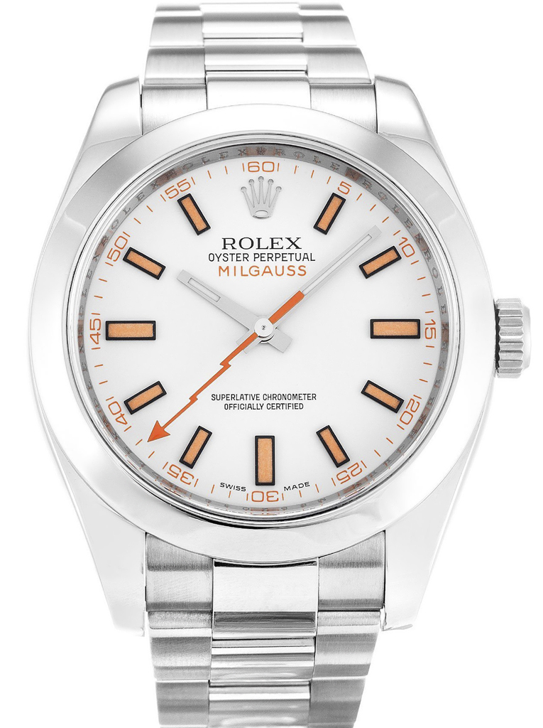 Replica Rolex Milgauss 40mm White Dial 116400-fasswatch