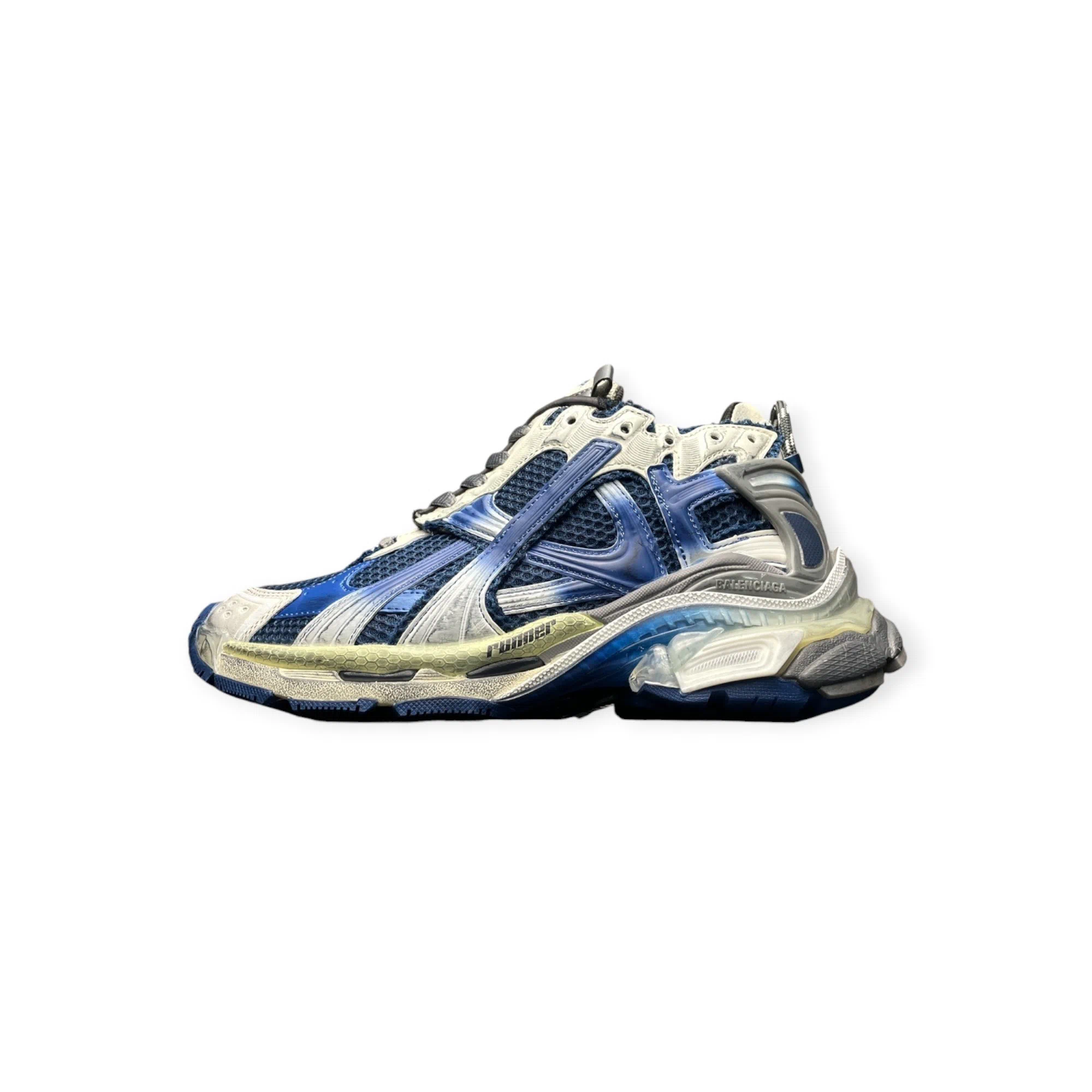 Balenciaga Runner Gradient Sneaker in Navy White、mysite、Cacoeks