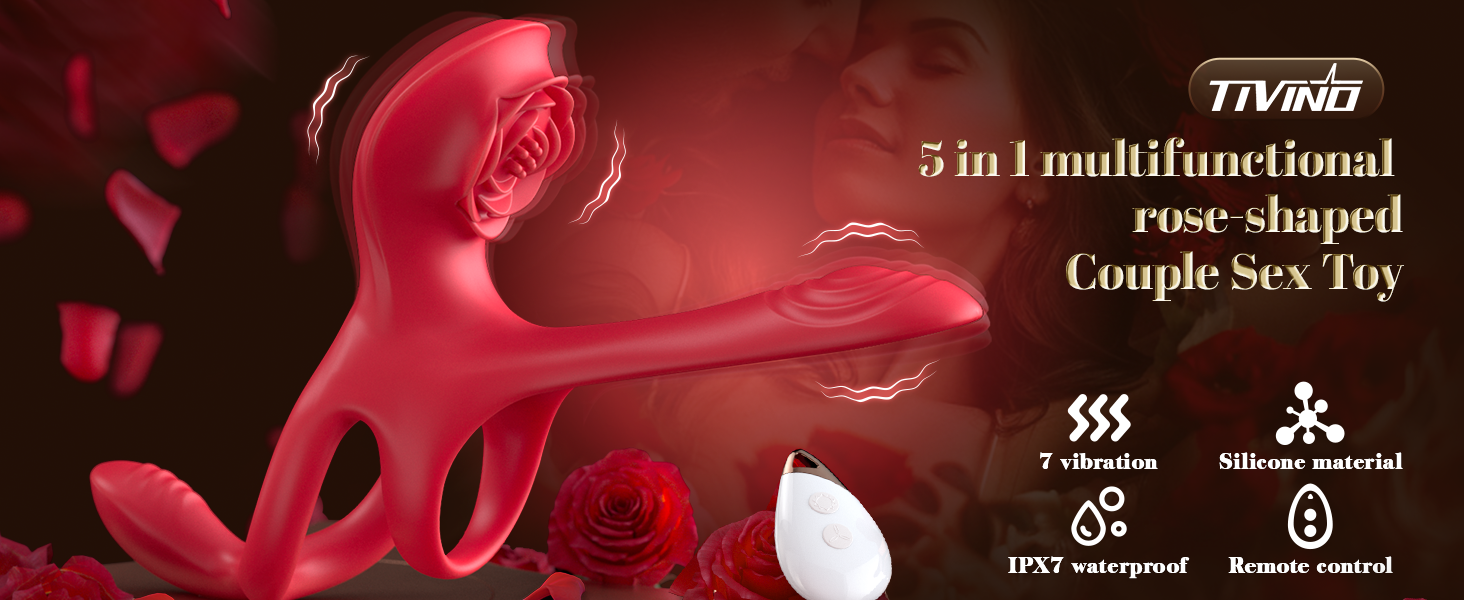 vibrating co*ck ring couple sex toy