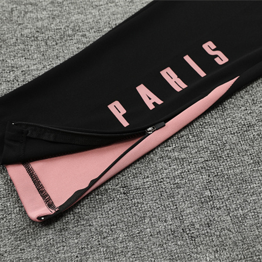 Higojerseys-Paris Saint-Germain PSG X JD 24-25 Long Sleeve Training Set - Player Version - White Top and Black Pants