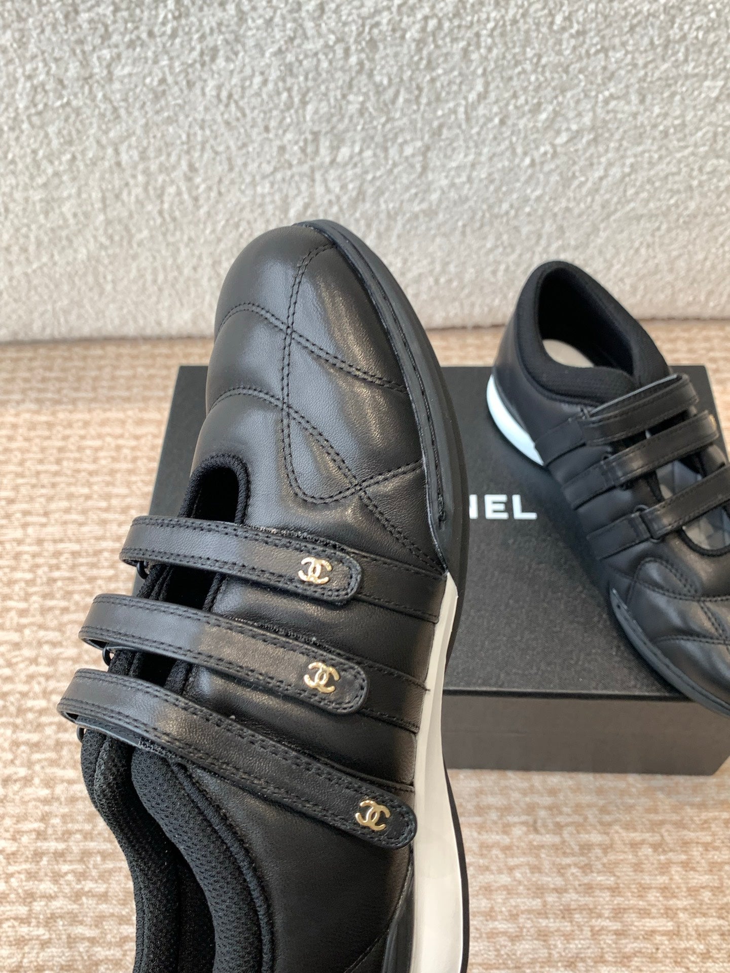 MARY JANE SNEAKERS IN BLACK LAMBSKIN、mysite、Cacoeks