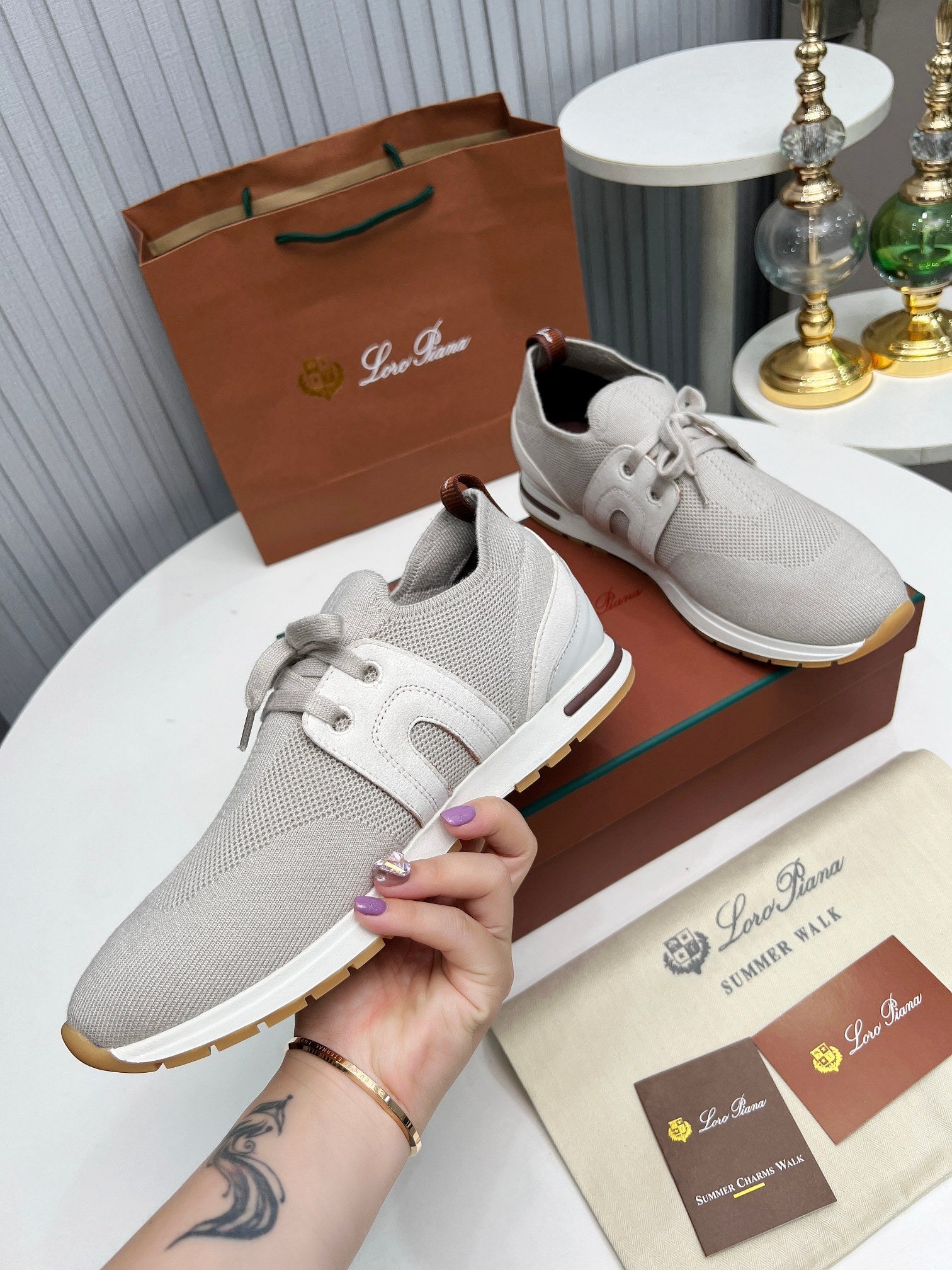 LP 360 FLEXY WALK SNEAKER LIGHT GRAY FABRICS、mysite、Cacoeks