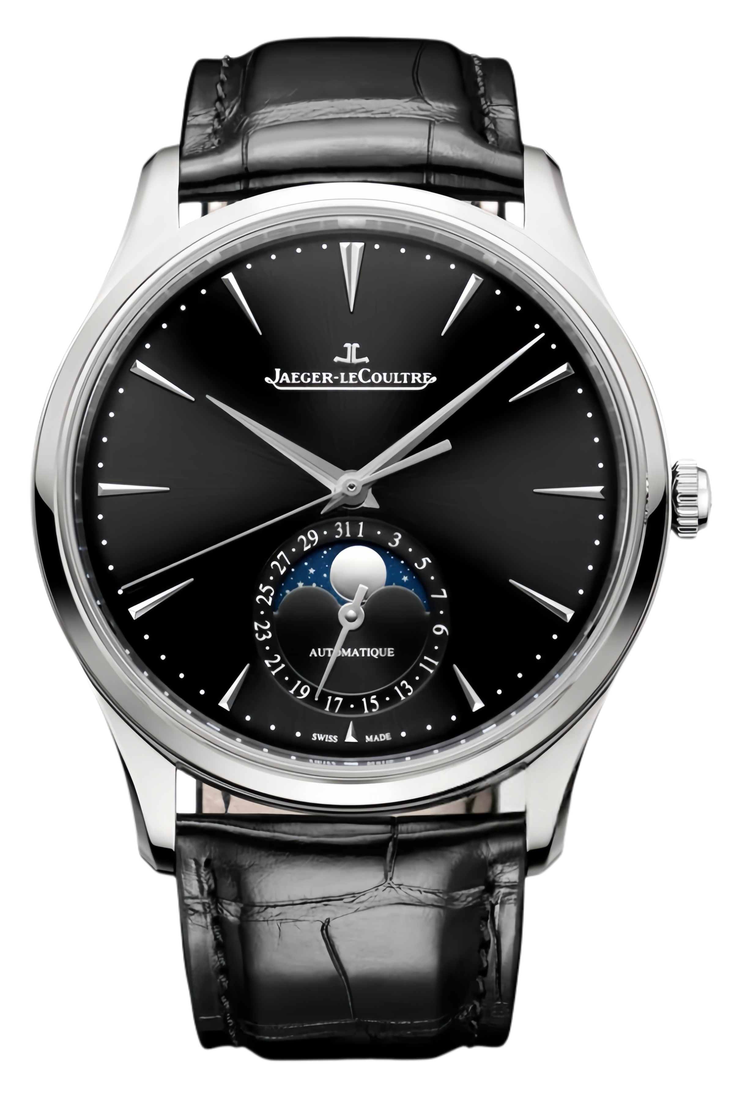 Jaeger-LeCoultre Master Ultra Thin Ref. Q1368471 Super Clone Watch – Black Dial Stainless Steel Fake Replica