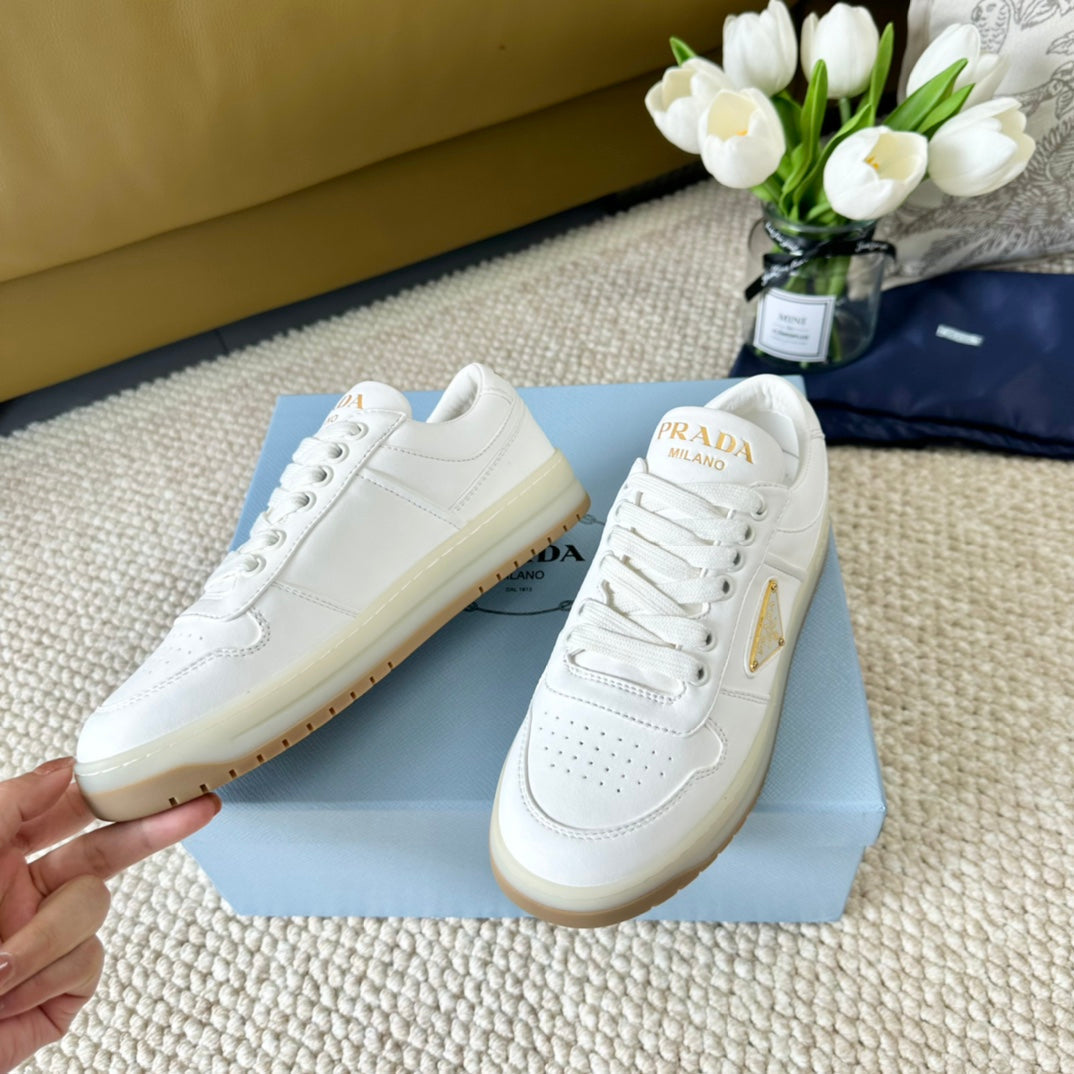 PRA DOWNTOWN NAPPA SNEAKERS WHITE CALFSKIN、mysite、Cacoeks