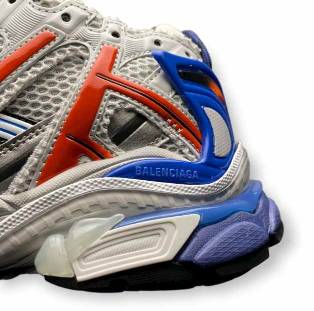Balenciaga Runner Trainer In Silver Blue Red、mysite、Cacoeks