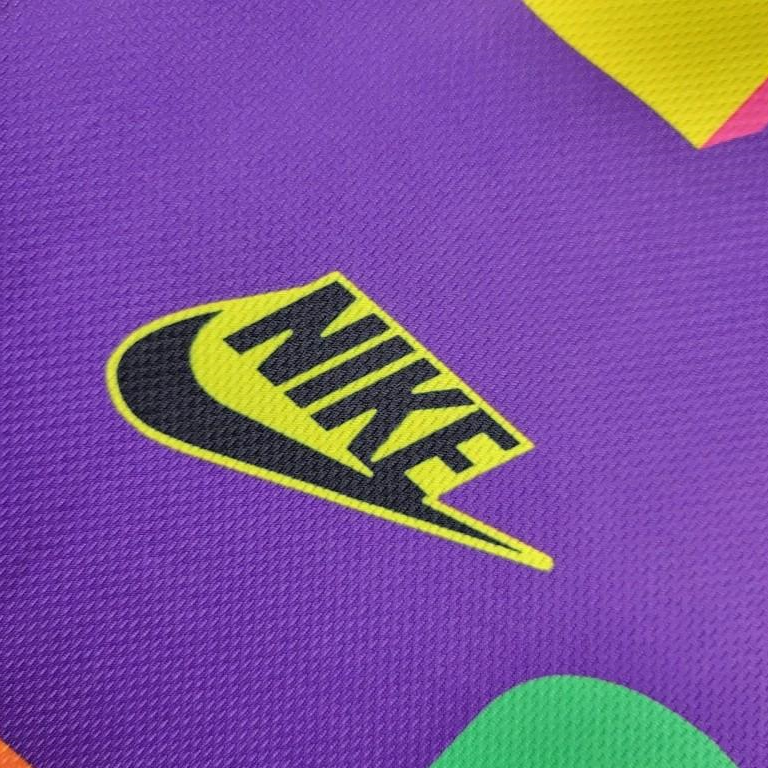 Higojerseys-Retro Mexico 1995 Goalkeeper Purple Orange Jersey