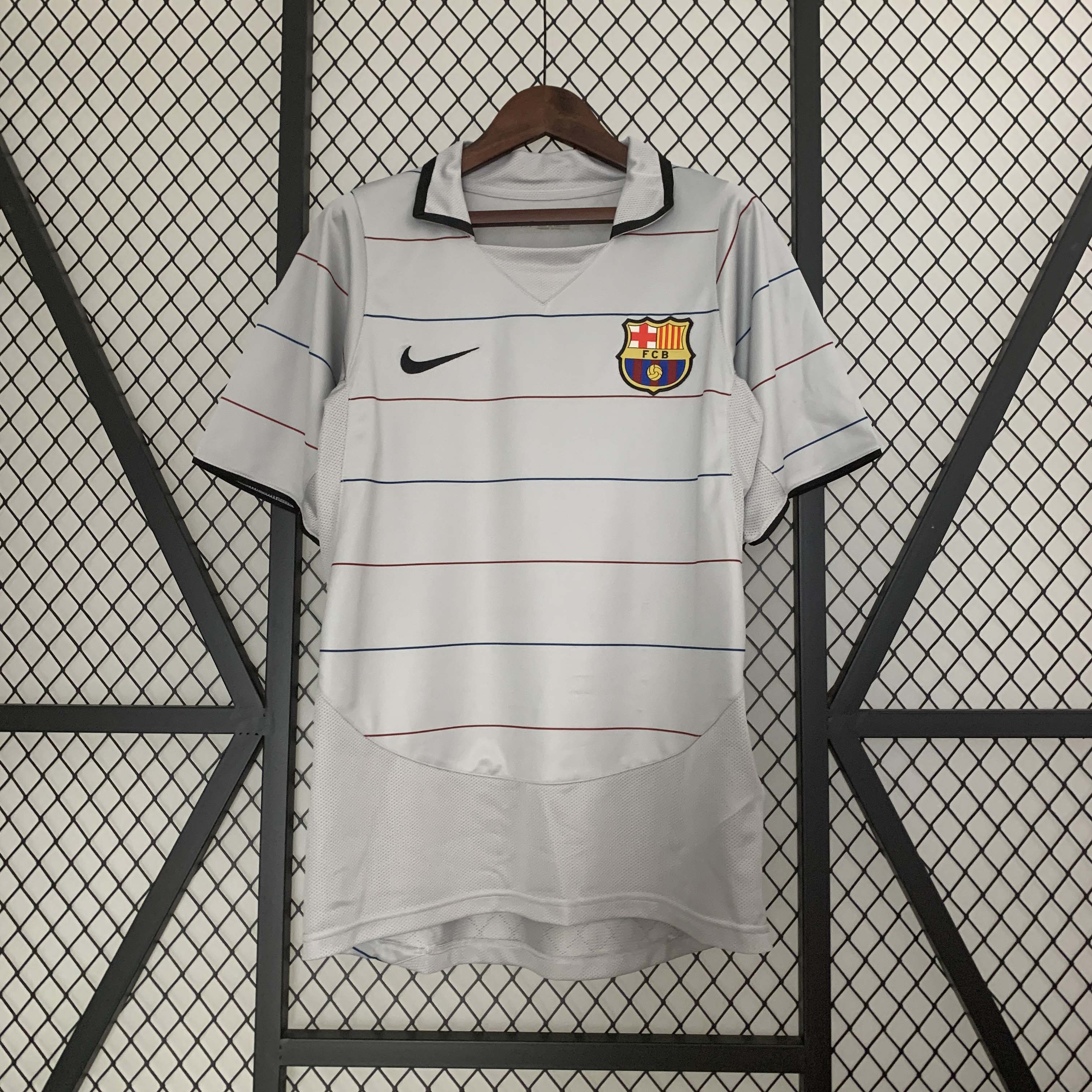 2003/2004 Retro Barcelona Away Football Shirt 1:1 Thai Quality:football jersey mysite: unitedjerseyfootball 邓江浪:football