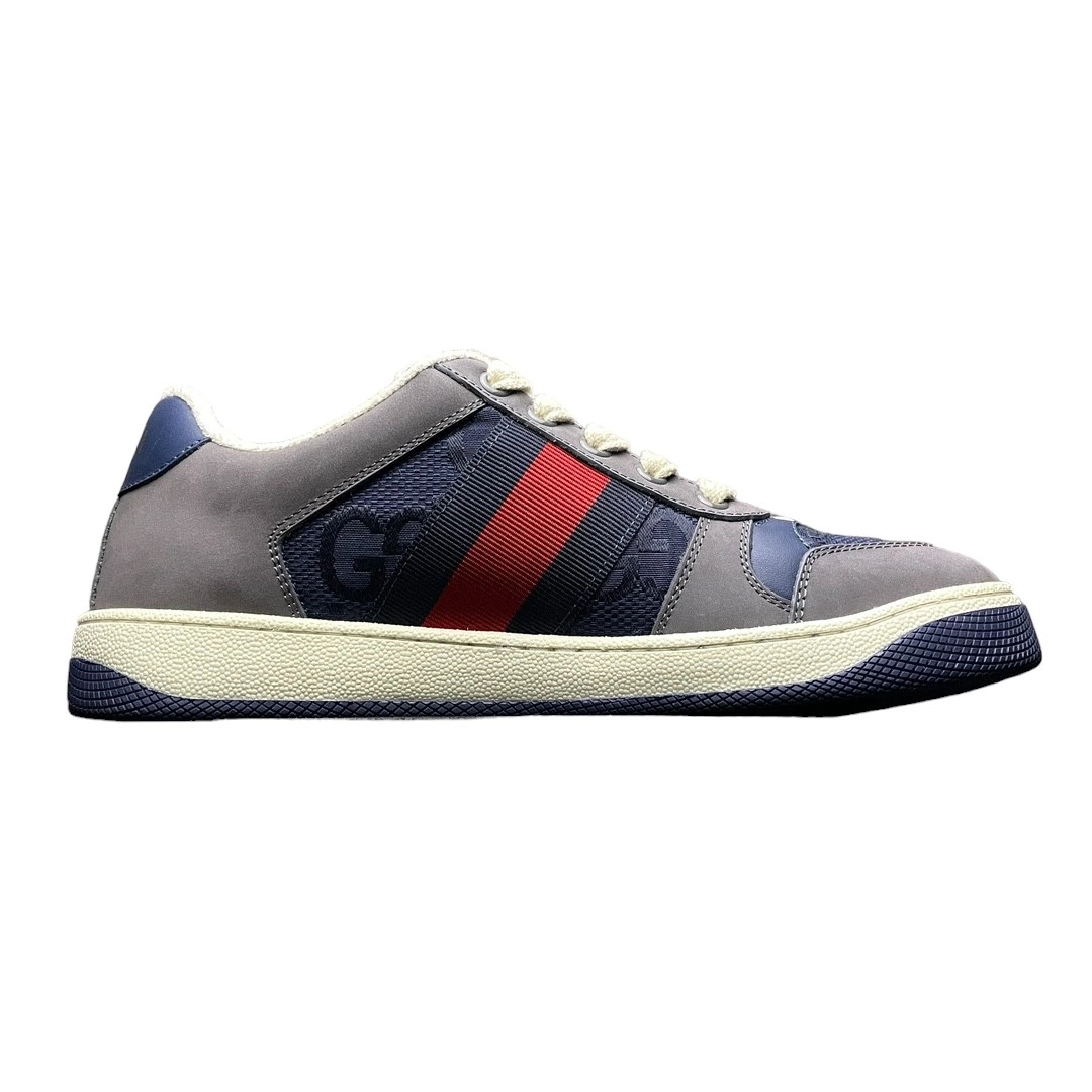 Gucci GG Screener Sneaker Blue Grey、mysite、Cacoeks