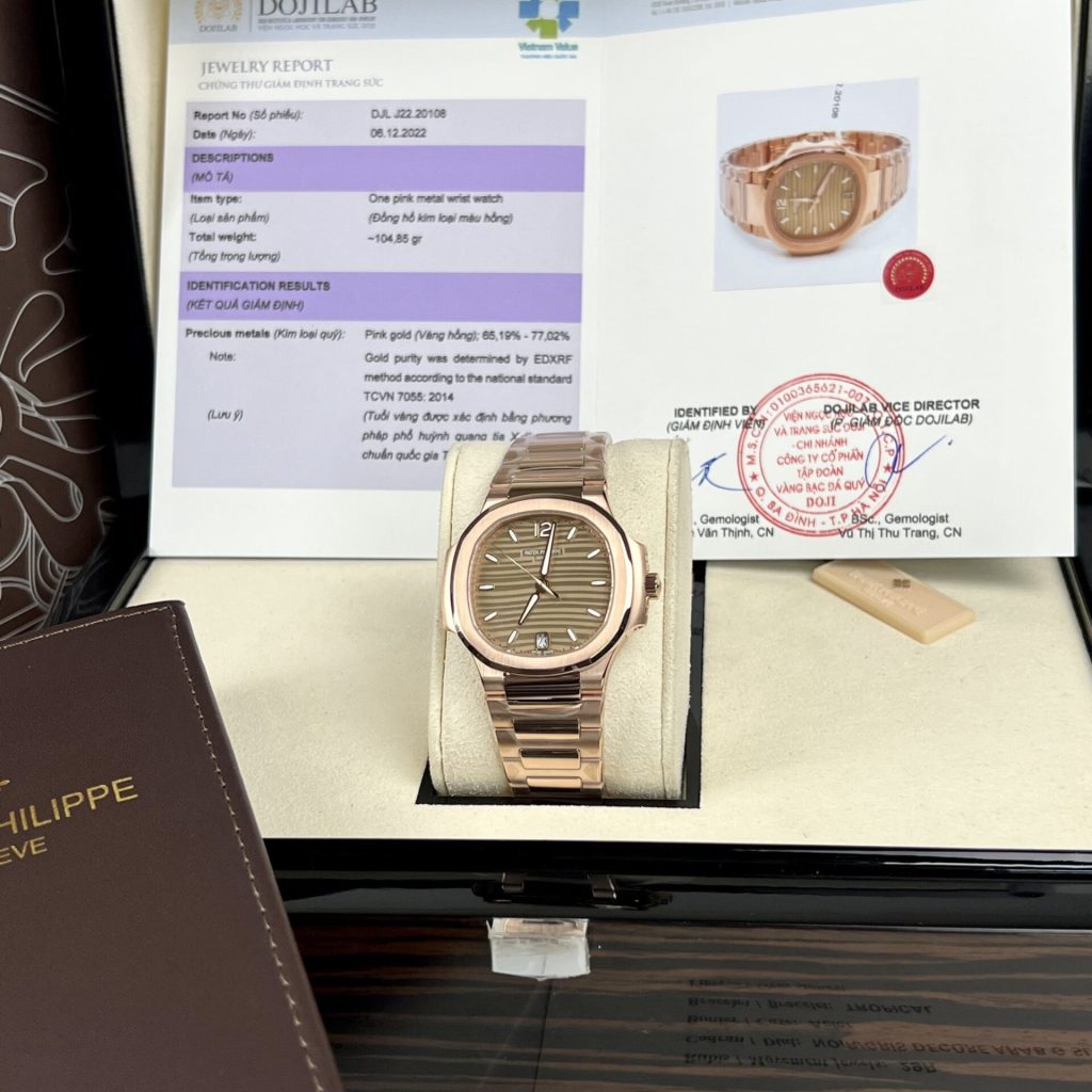 Đồng Hồ Patek Philippe Nautilus 7118 Bọc Vàng Replica 11 3K Factory (5)