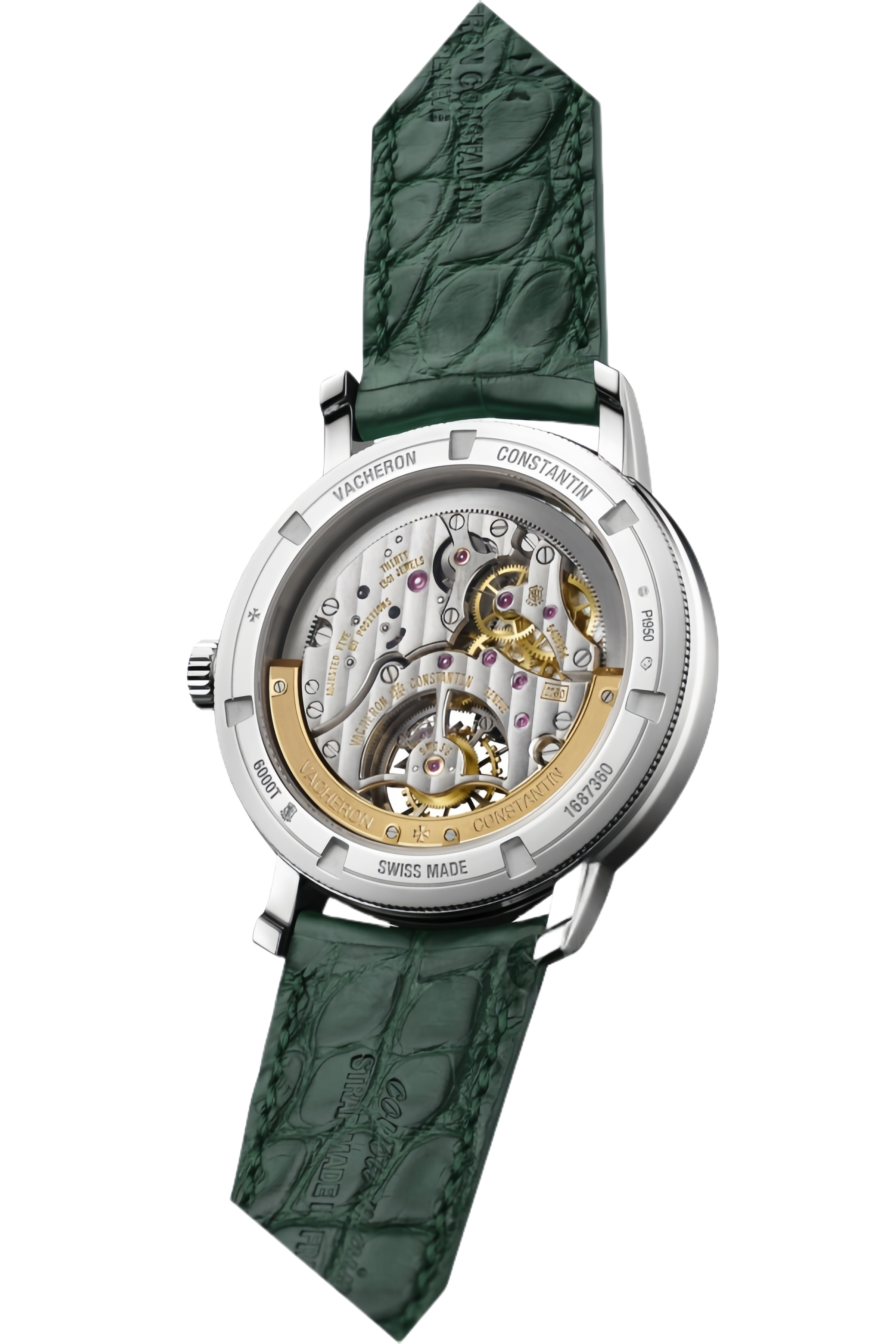 Vacheron Constantin Traditionnelle Ref. 6000T/000P-H025 Super Clone Watch – Platinum Case Blue Guilloché Dial Swiss Replica