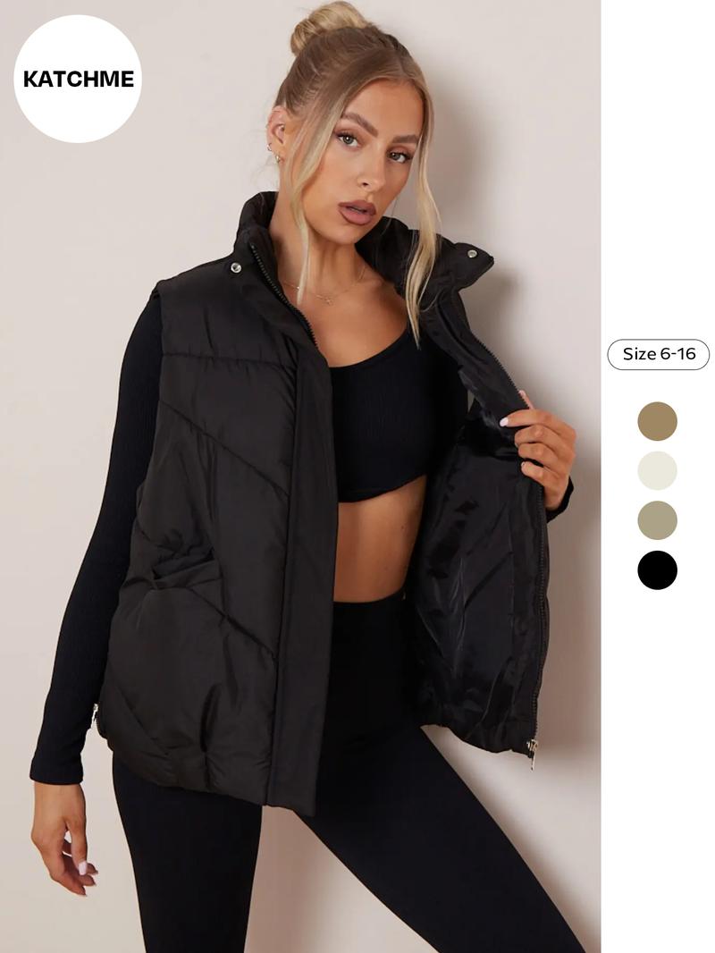 Women's Casual Loose-Fit Vest Jacket, Thick Woven Fabric, Fall & Winter Festival Style, Comfortable Daily Wear Outerwear