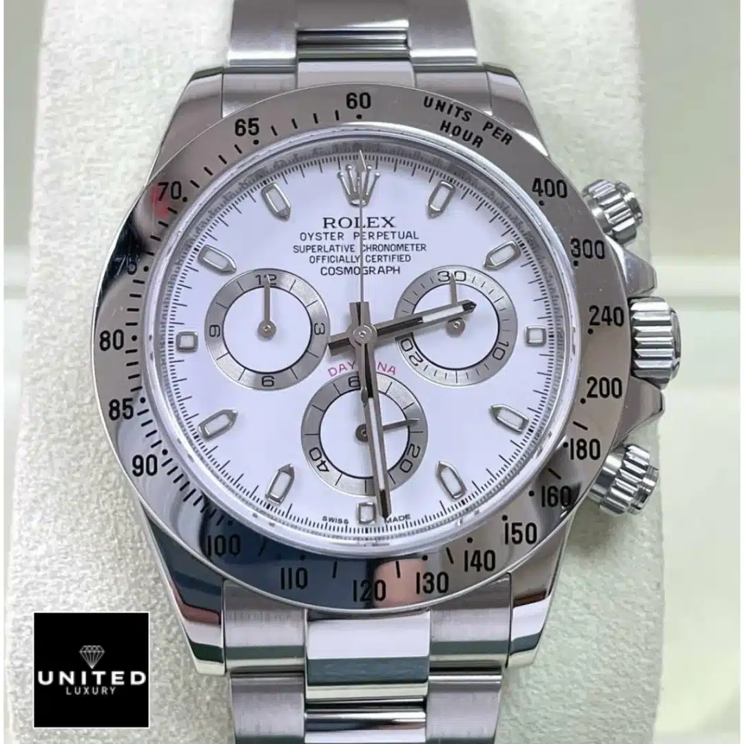 Rolex Daytona White Dial 116520 Replica