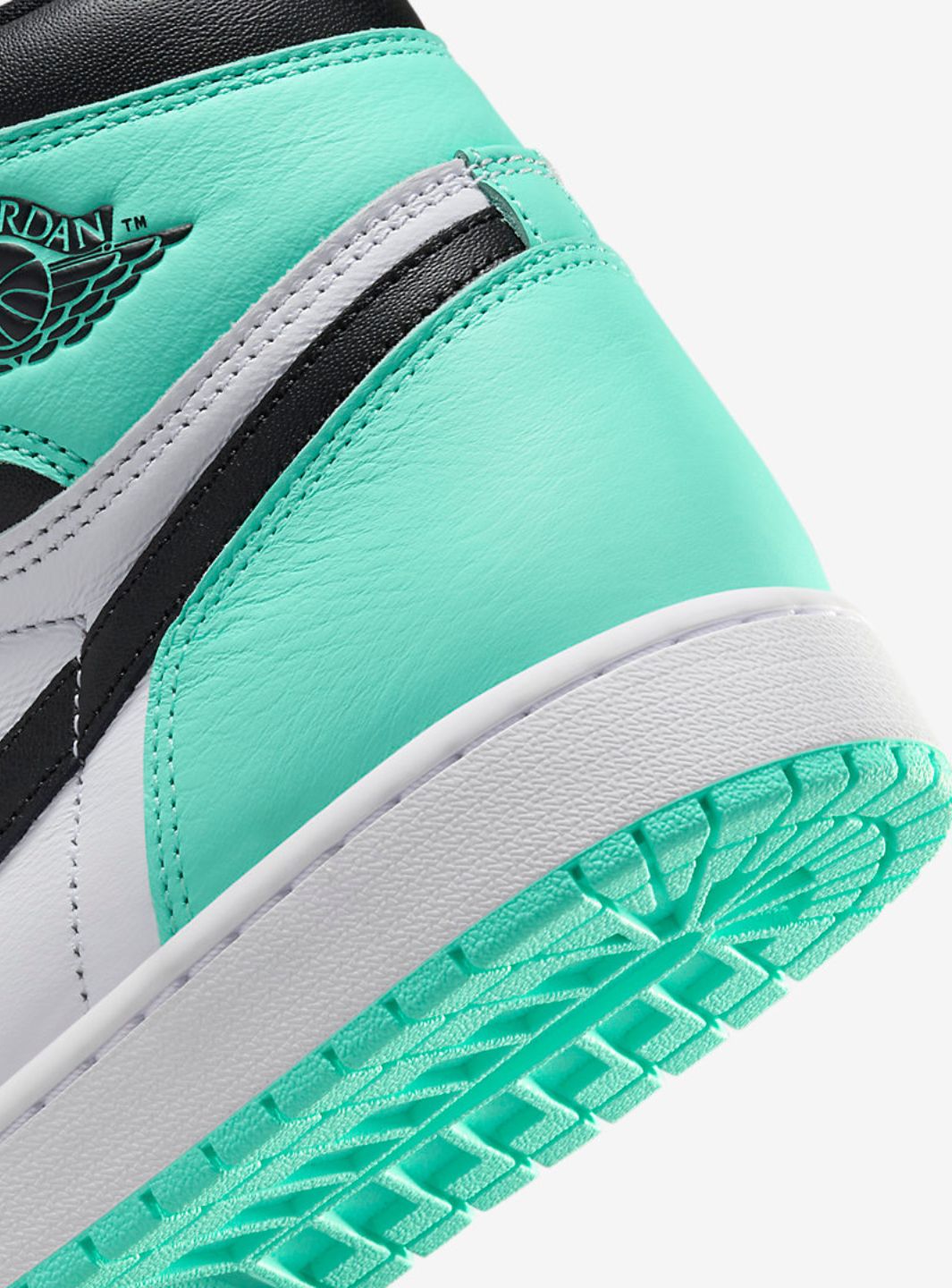 Air Jordan 1 Retro High OG Green Glow、JORDAN、Cacoeks