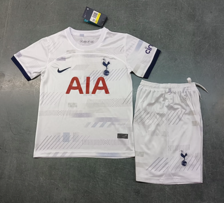 23/24 Tottenham Hotspur Home Football Shirt Kids Size Suit-mysite Custom Football Kit- Nextkits