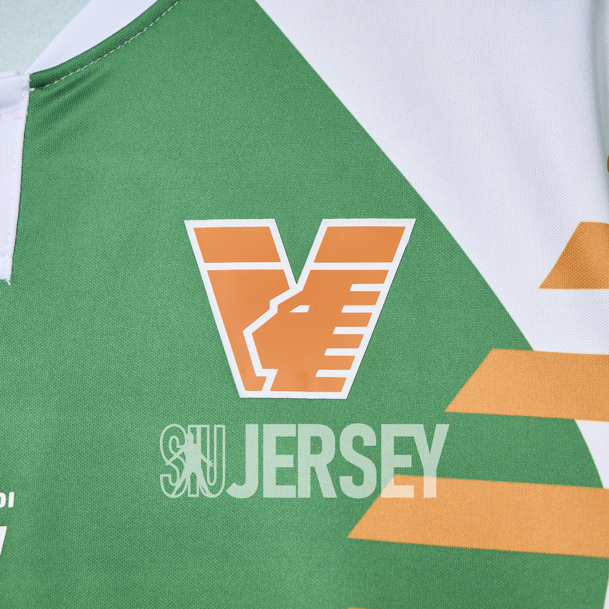 SIUjerseys-Venezia FC 24-25 Orange and Green Pre-Match Jersey - Fans Version