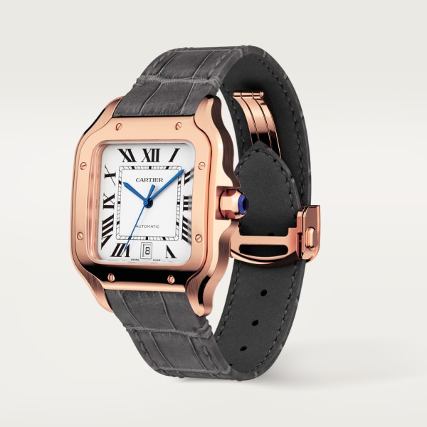 Super Clone 1:1 Cartier Santos Large Model Rose Gold WGSA0019 Replica-fasswatch
