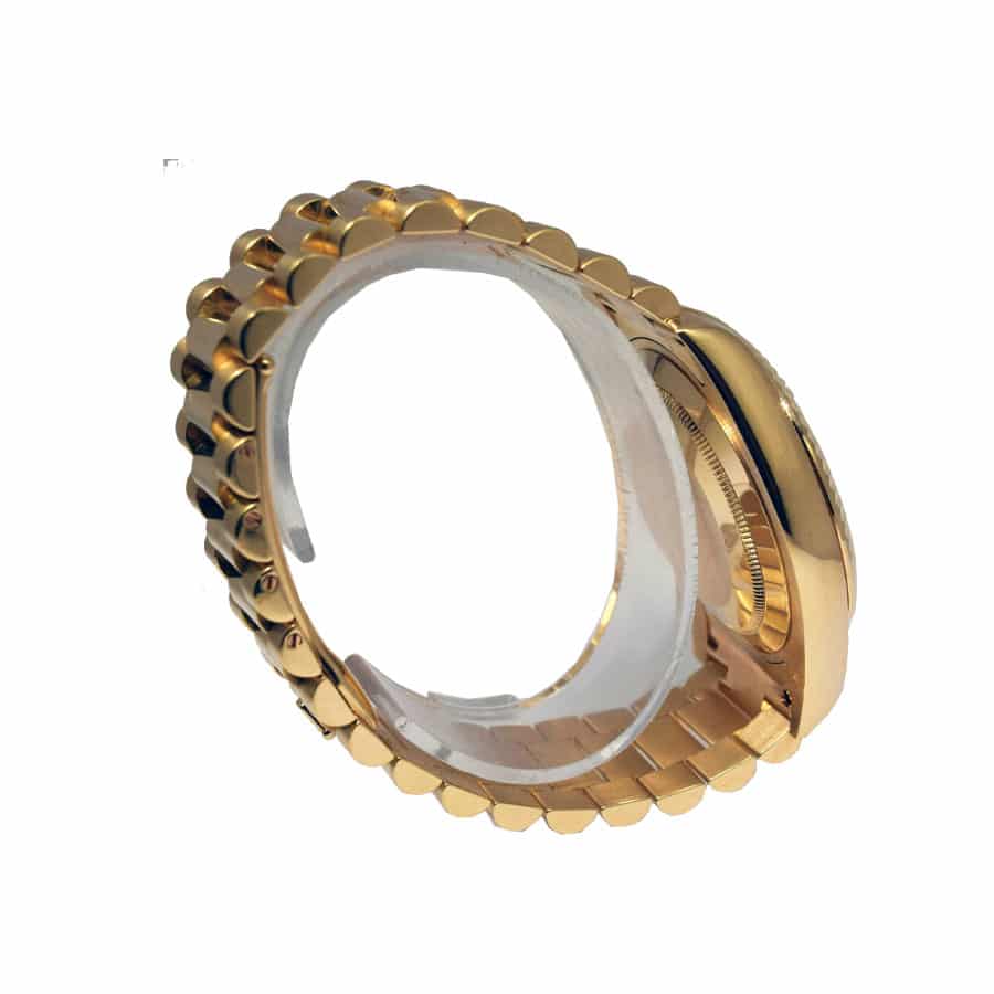 rolex day date ii 218238 kw yellow gold champagne dial r2