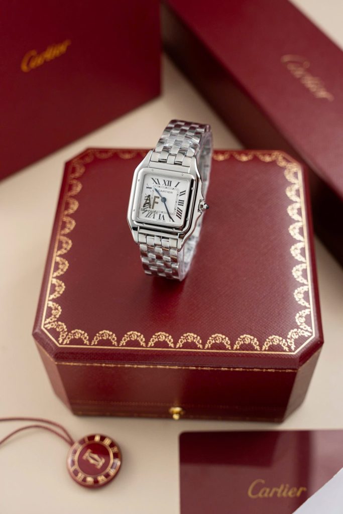 Đồng Hồ Cartier Panthere WGPN0007 Rep 11 Nữ Mặt Trắng Máy Pin 27x37mm (2)