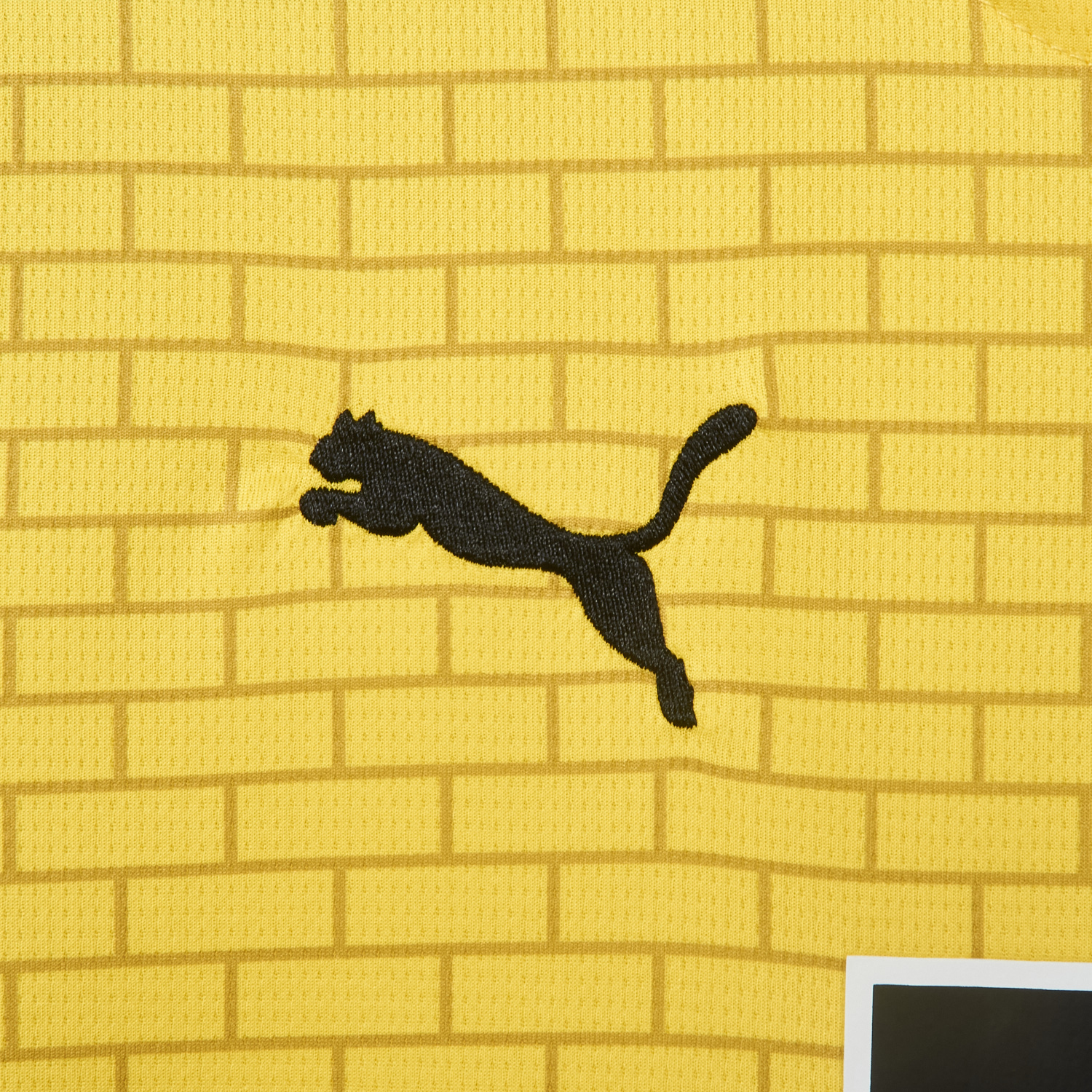 UltraTrikot-Dortmund 25-26 Pre-Match Training Yellow Brickwork Pattern Jersey - Fans Version