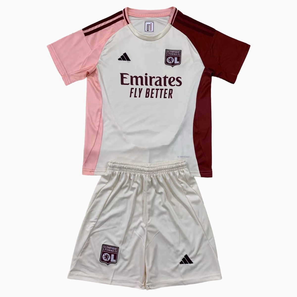 Higojerseys-Olympique Lyonnais Lyon 24-25 Third Kids Kit