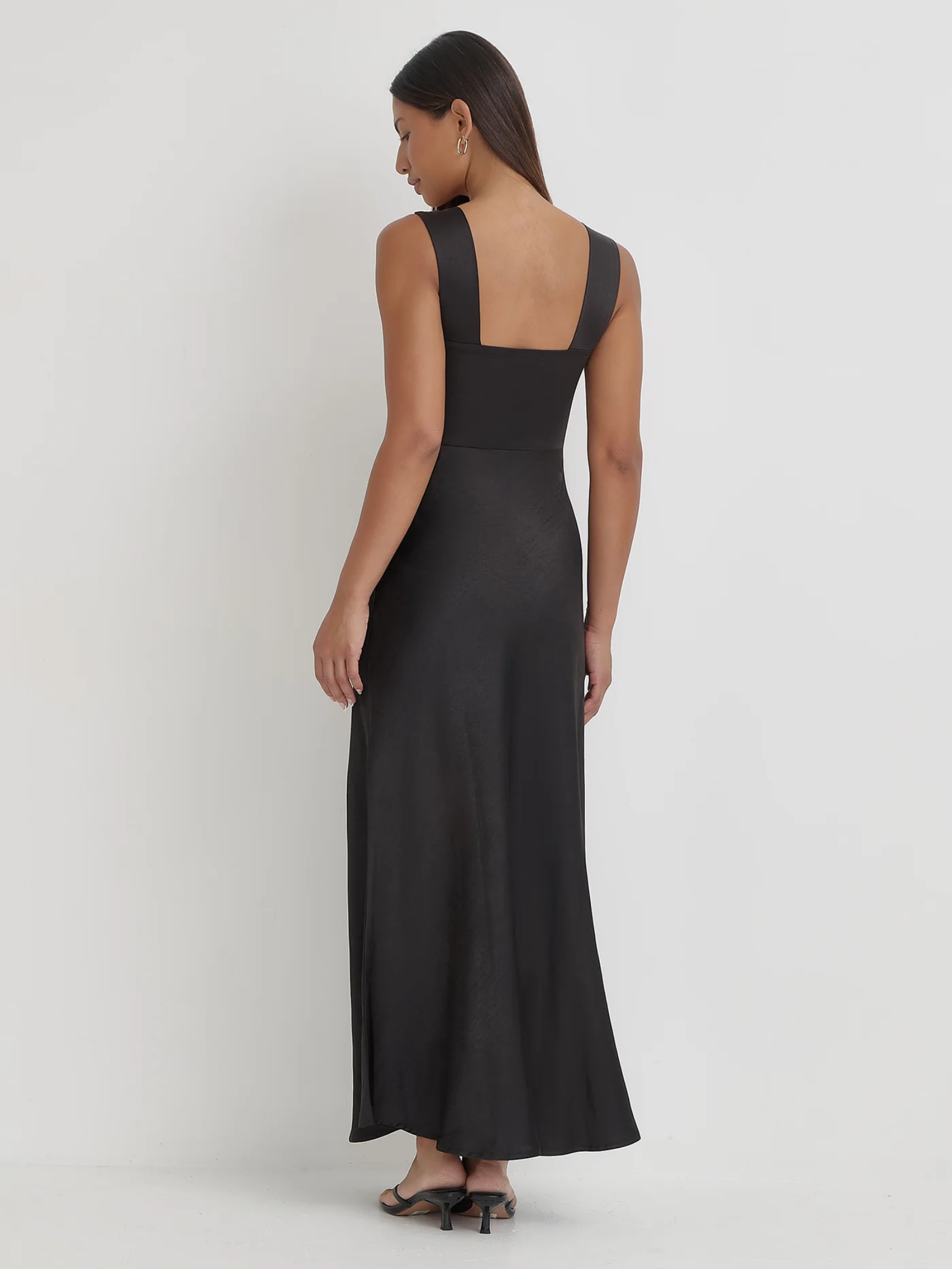 Satin Lace Slip Dress Kelsey