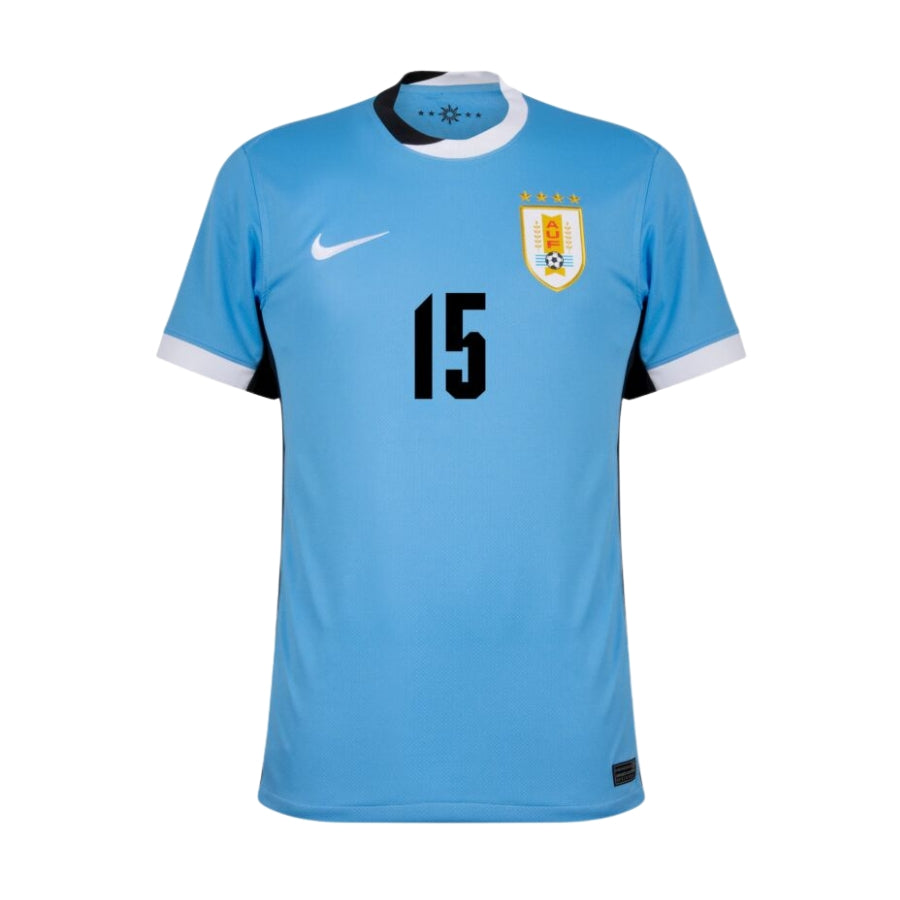 Uruguay Valverde 15 Home Fan Jersey 2025/26-mysite Custom Football Kit- Nextkits