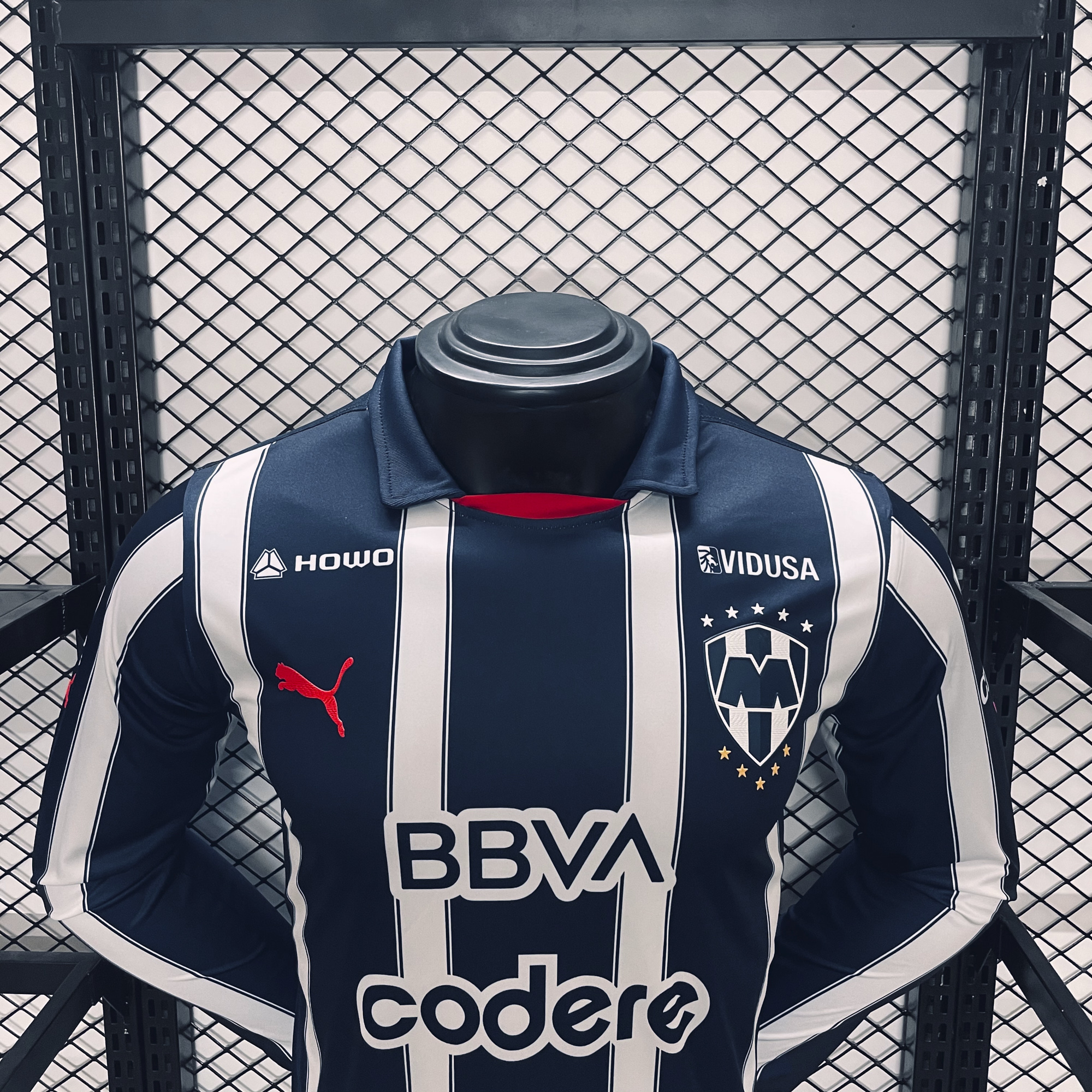 Higojerseys-Rayados Monterrey 24-25 Home Long Sleeves Jersey - Player Version