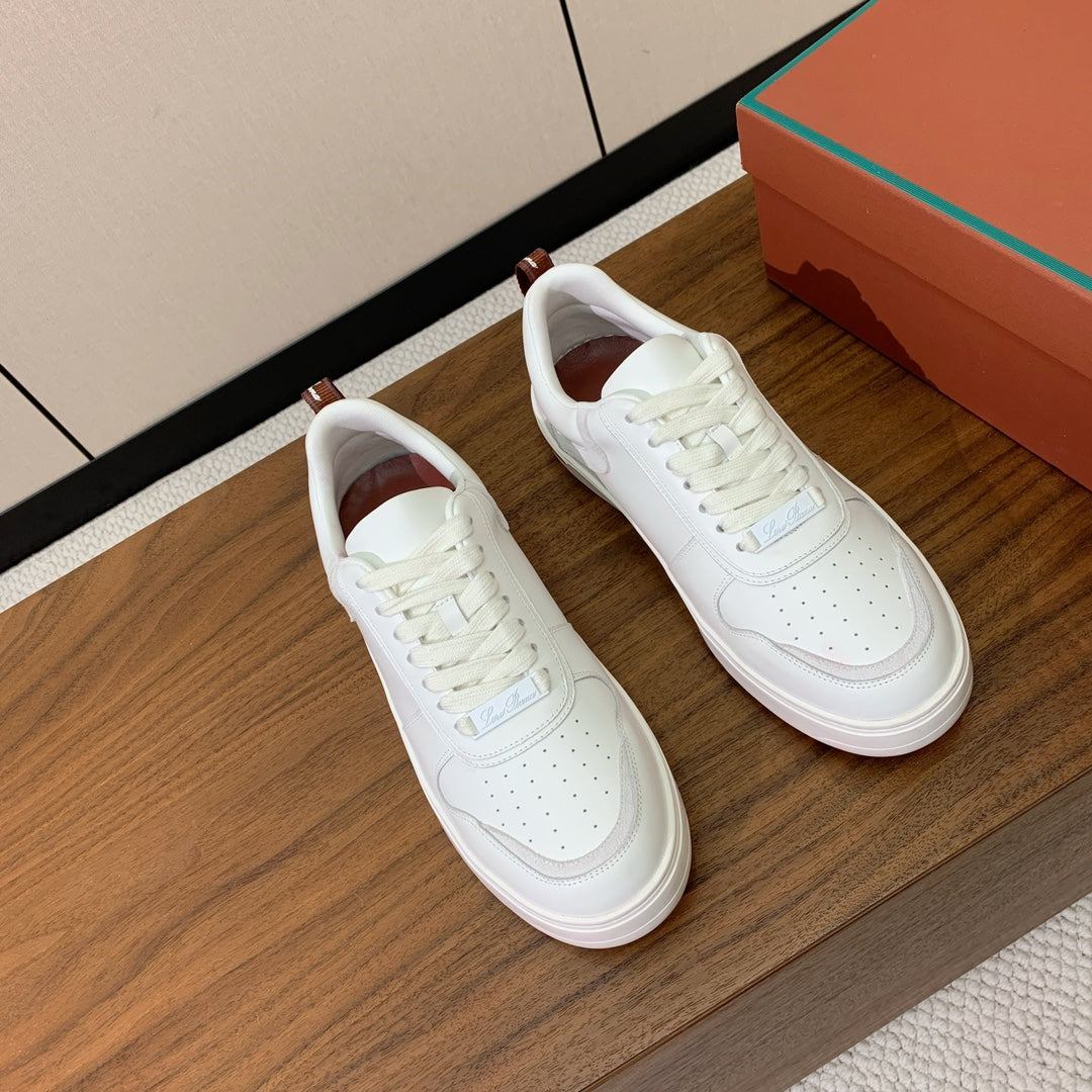 LP SNEAKERS IN WHITE CALFSKIN、mysite、Cacoeks
