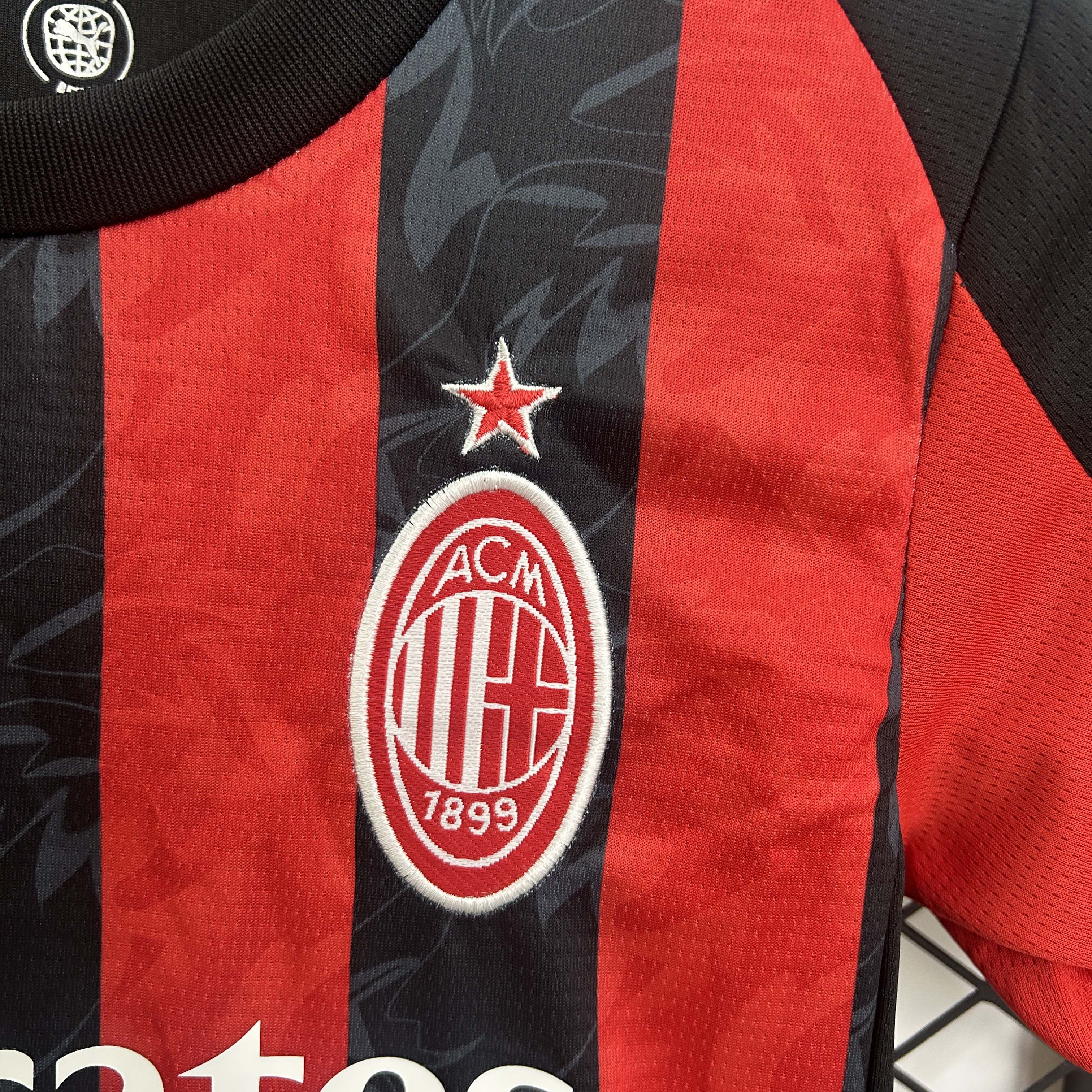 2025/2026 AC Milan Home Football Shirt 1:1 Thai Quality Kids Size:football jersey mysite: unitedjerseyfootball 邓江浪:football