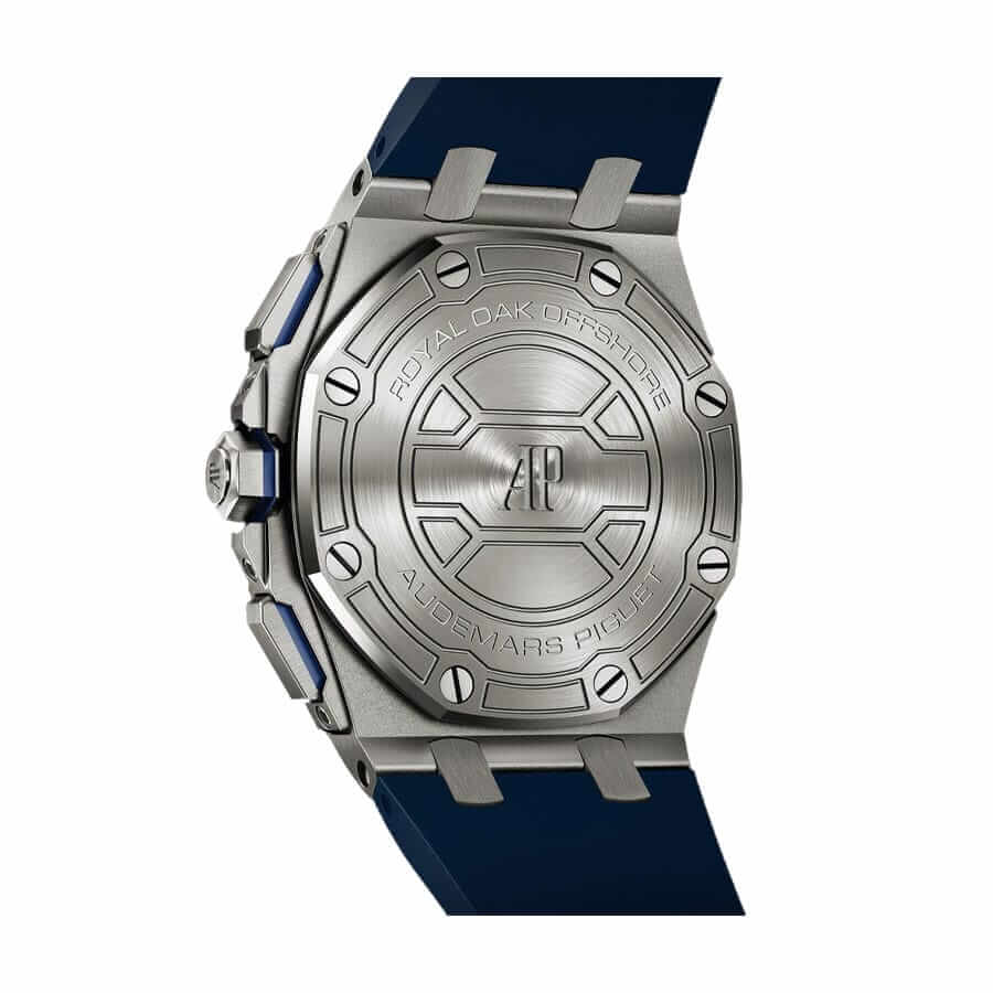 audemars piguet royal oak offshore novelty chronograph 2017 platinum blue 2680ti oo a027ca 01 replica1